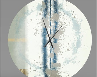 Abstract Wall Clock Etsy