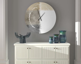 Abstract Wall Clock Etsy