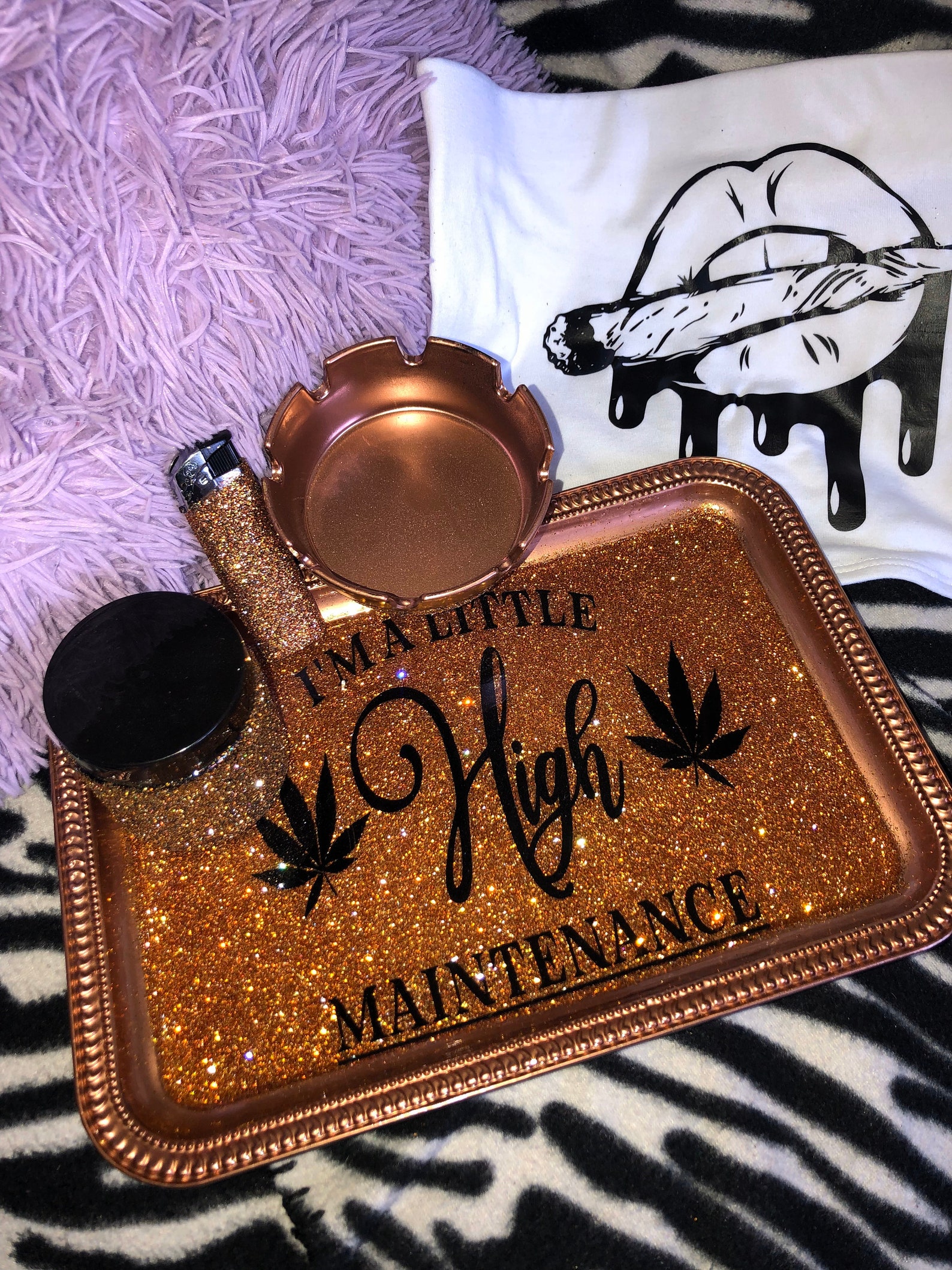 High Maintenance Rolling Tray Etsy