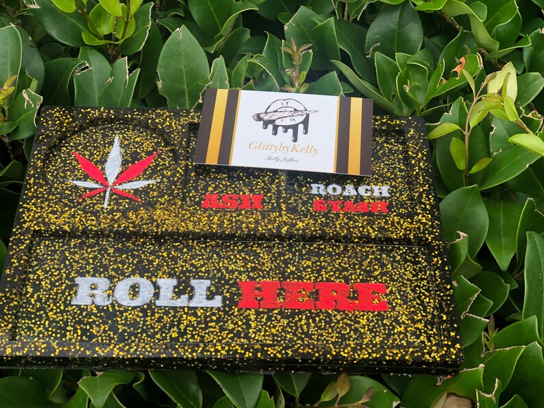 Rolling Tray With Compartments Etsy