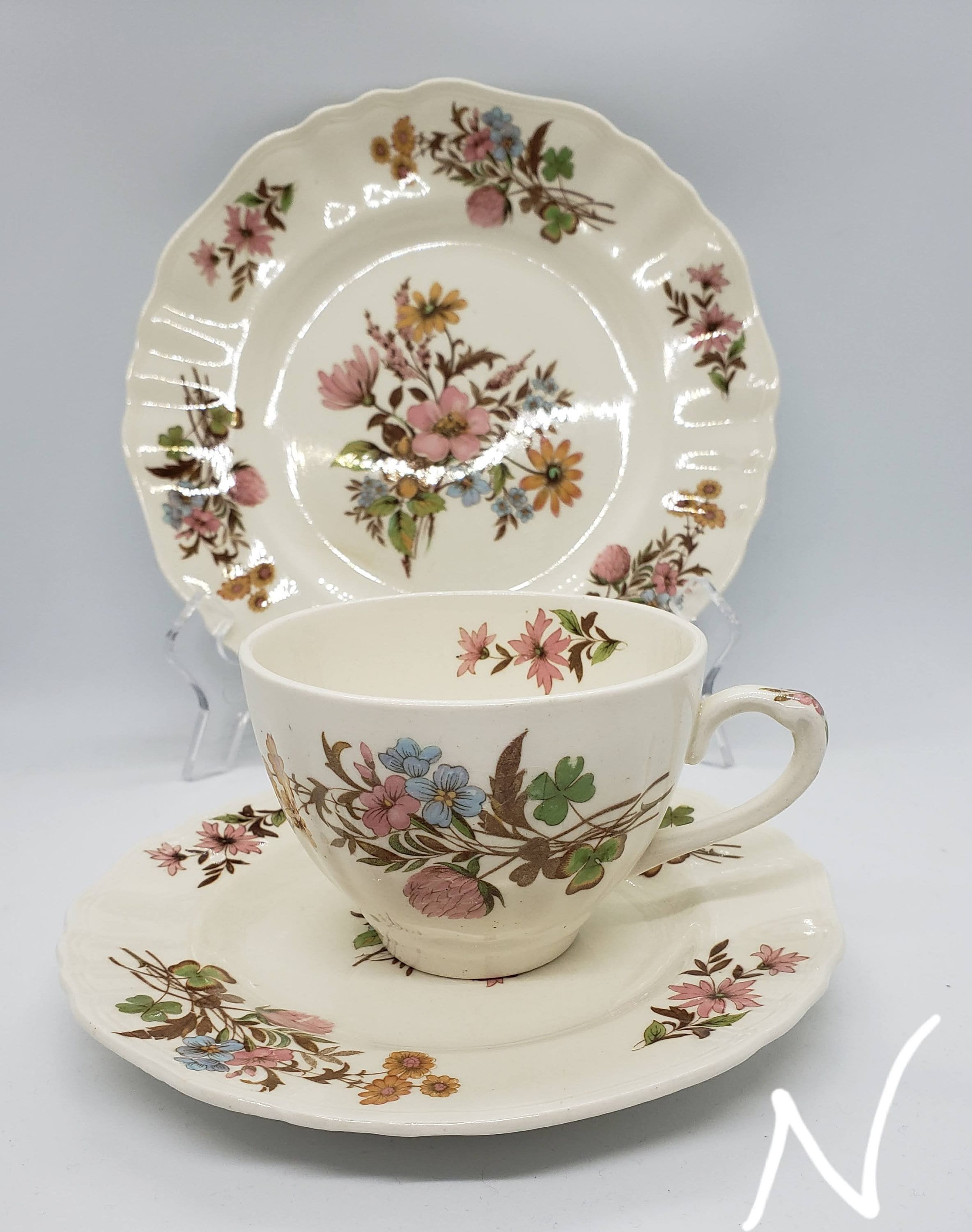 Drink & Barware Home & Living Vintage Sol J & G Meakin Mint Green Tea