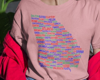 Georgia Cities T-shirt