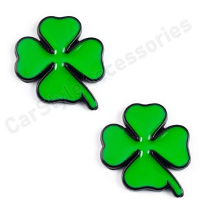 Alfa Romeo Clover Fender Rear 145 QV Badge  Quadrifoglio Verde Sticker Set of Two
