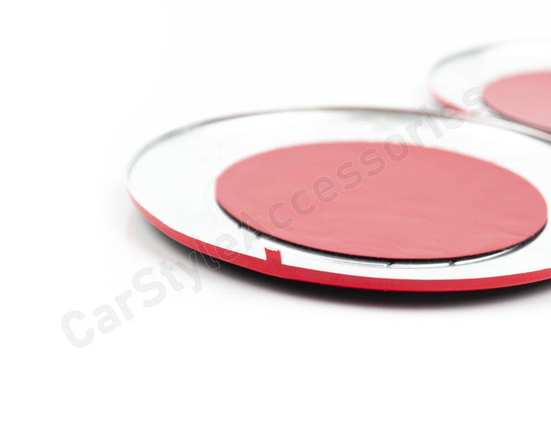 74 Mm Alfa Romeo Red and Black Emblem 147 156 GT 159 Brera Mito ...