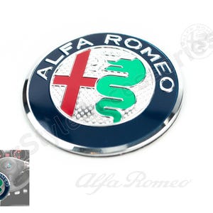 40 mm Alfa Romeo Steering Wheel Replacement Badge 147 156 166 GT 155 146 Red Green and Blue