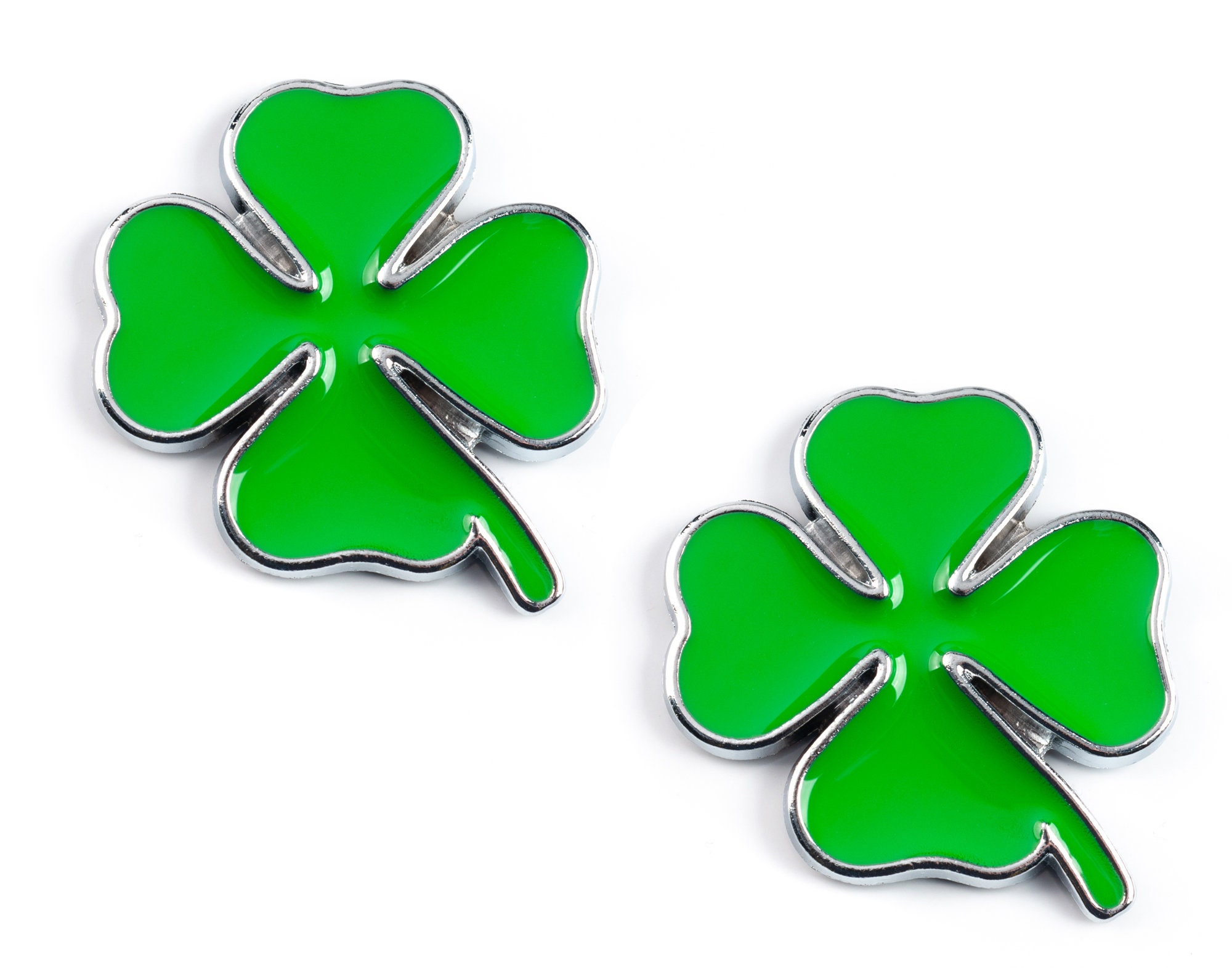 Quadrifoglio Verde 50mm Badge Emblem Frieze – Alfa Romeo 147, Myth, Julietta, 159 – Green Cloverleaf