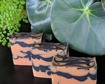 Persian Scroll organic cleansing bar - Face & Body wash. Zero waste, vegan, palm oil free, sensitve skin