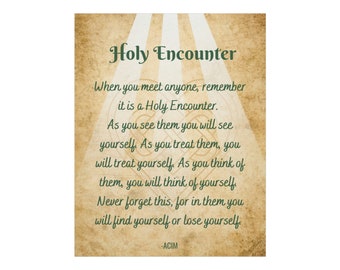 Holy Encounter Poster