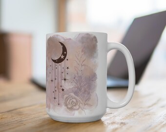 Summer Witch Mug 15oz | Enchanted Coffee Cup for Magical Mornings, Sun-Kissed Sips & Daily Spellwork