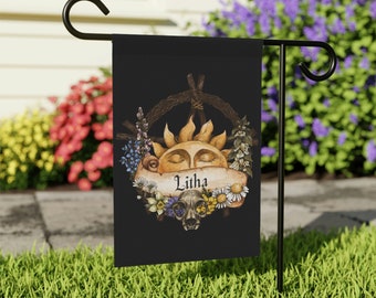 Litha Garden Flag