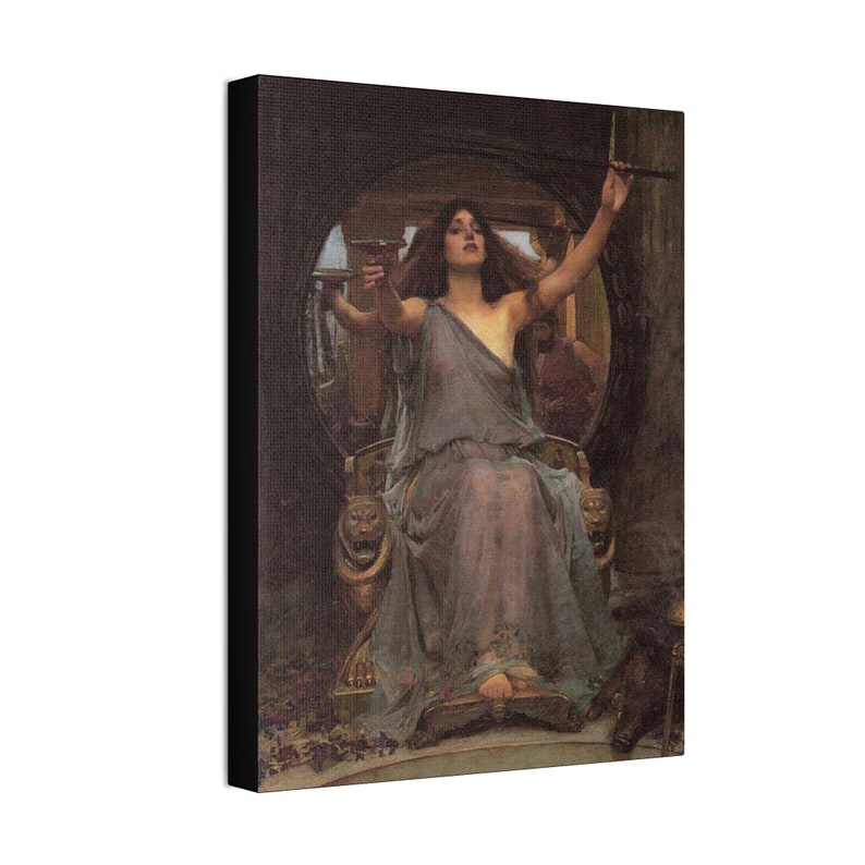 The Cup of Circe Canvas Print 12x16 image 2