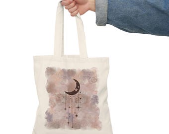 Summer Witch Tote Bag | Farmers Market & Magical Canvas Carry-All for Summer Witch Treasures