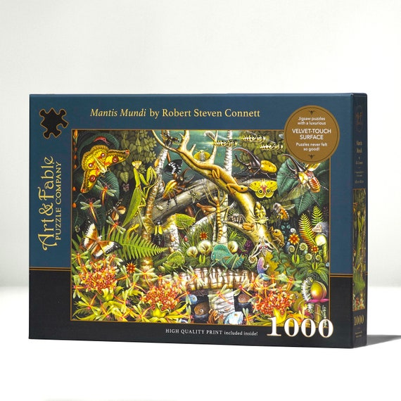 Mantis Mundi; 1000-Piece Velvet-Touch Jigsaw Puzzle by RS Connett