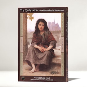 The Bohemian; 500-piece Jigsaw Puzzle by William-Adolphe Bouguereau