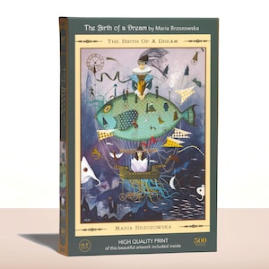 Birth of a Dream Jigsaw Puzzle: art by Maria Brzozowska, 500-Piece Velvet-Touch Zero Glare