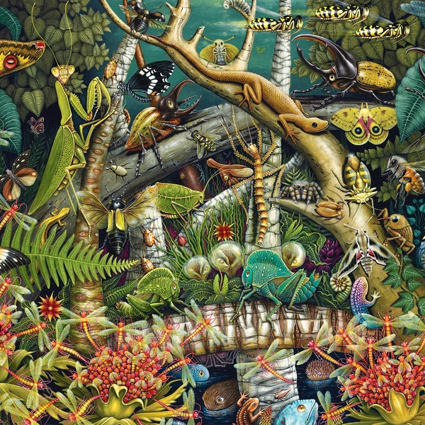 Mantis Mundi; 1000-Piece Velvet-Touch Jigsaw Puzzle