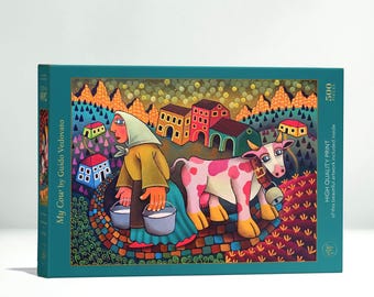 NEW! My Cow 500-piece Velvet-Touch Jigsaw Puzzle