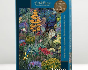 Land der Verzauberung; 1000-teiliges Velvet-Touch-Puzzle mit der Kunst von Daniella Willett-Rabin