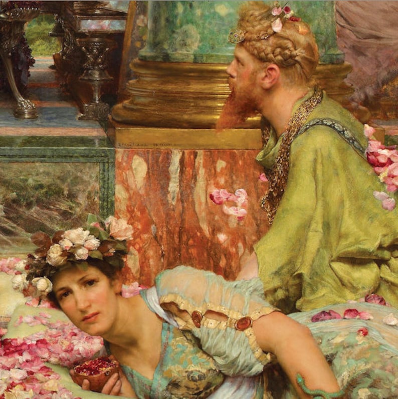 The Roses of Heliogabalus 1000-pc Velvet-touch Jigsaw Puzzle Artwork by ...