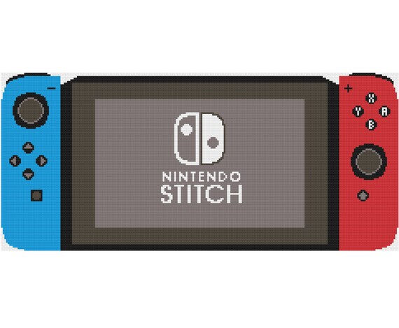 Nintendo Stitch Switch Cross Stitch Pattern Etsy
