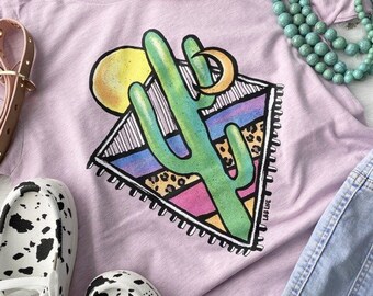 Cactus Moon, Western, Tshirt, Tee Shirt
