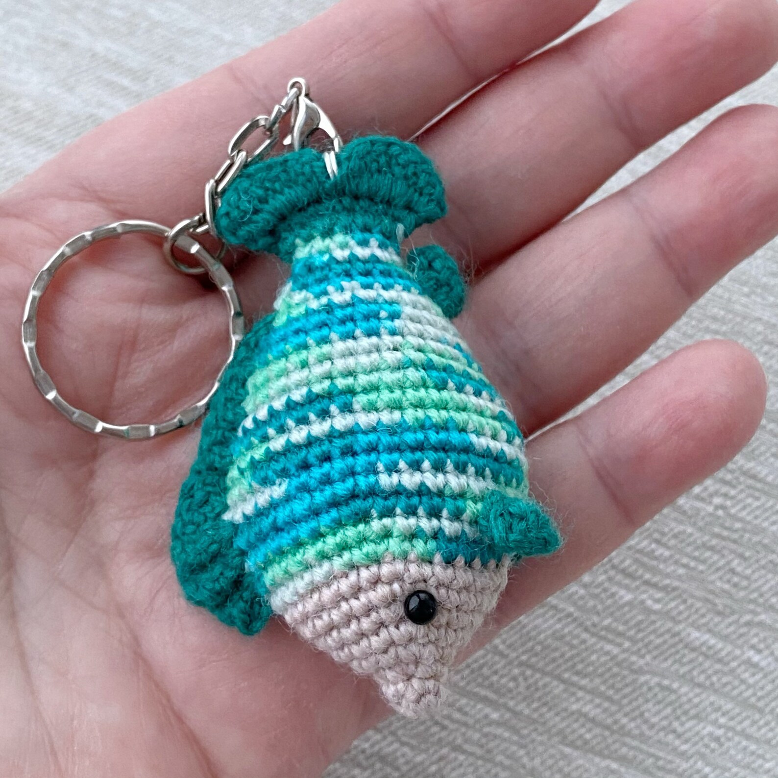 Fish keychain Fish Charm on the bag Sea lover gift Fish key Etsy