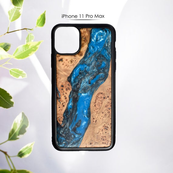 iPhone Epoxy Resin Wood Case,iPhone 11 wood case,iPhone 11 Pro epoxy case,iPhone XR wooden case,iPhone 7 8 SE 2020 resin case,ocean design