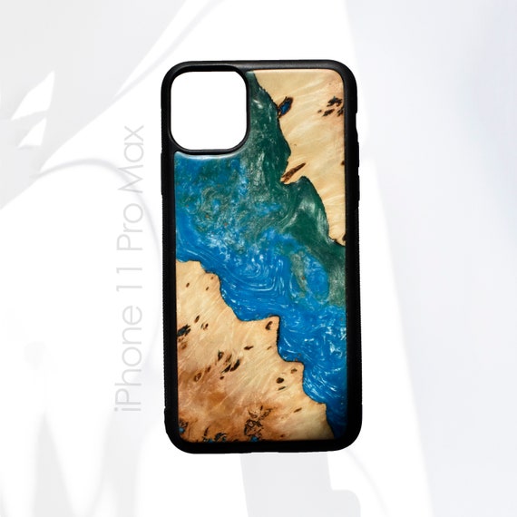 iPhone Epoxy Resin Wood Case,iPhone 11 wood case,iPhone 11 Pro epoxy case,iPhone XR wooden case,iPhone 7 8 SE 2020 resin case,ocean design