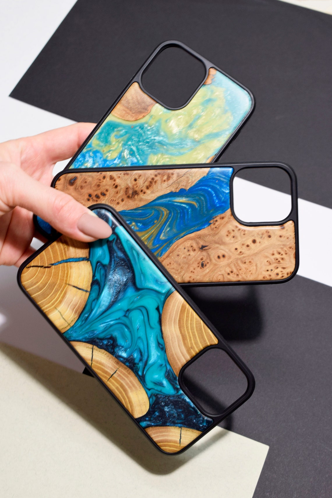 IPhone 12 Epoxy Wood CaseWooden case for iPhone 12Epoxy Etsy