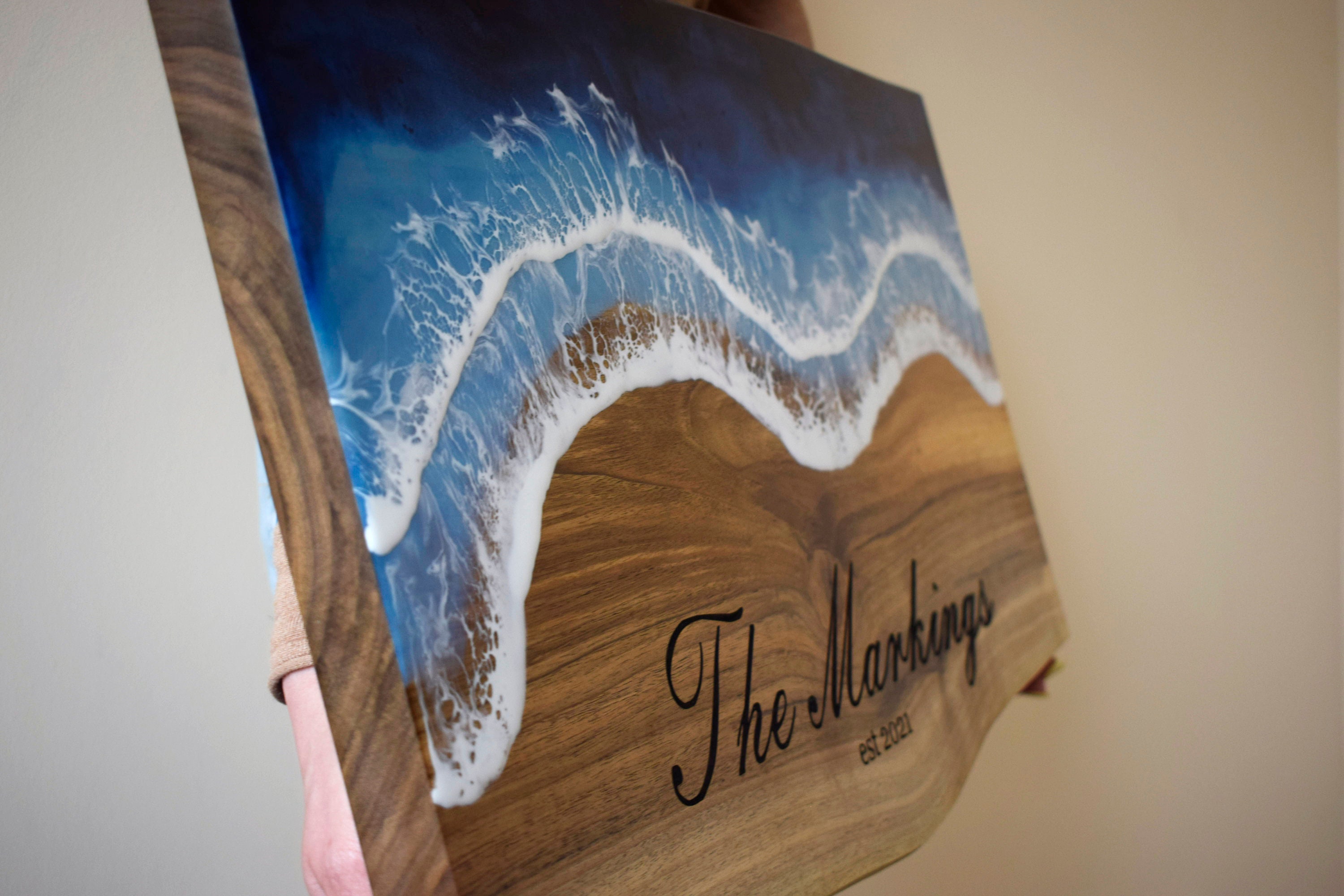 Large 27x16 Personalized Wood Wall Artfamily name Etsy