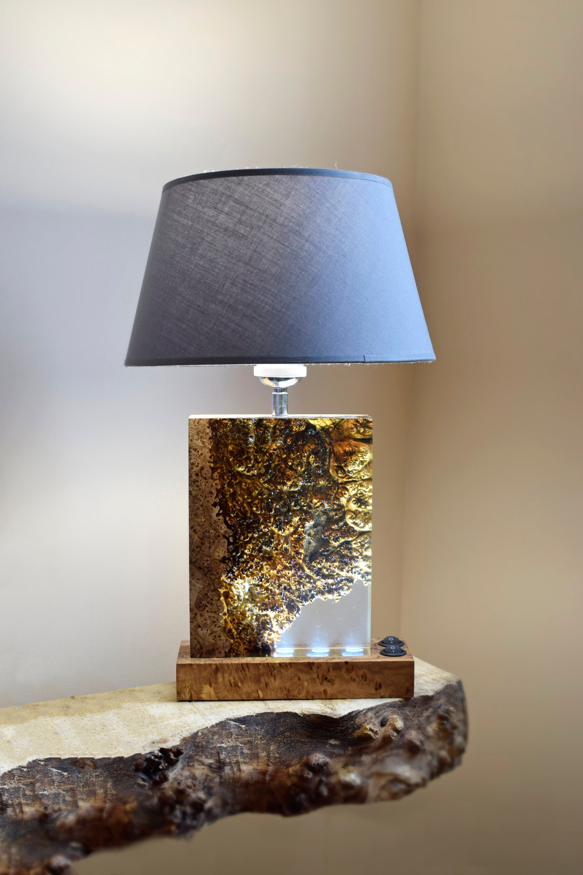 Resin lamp cheap base