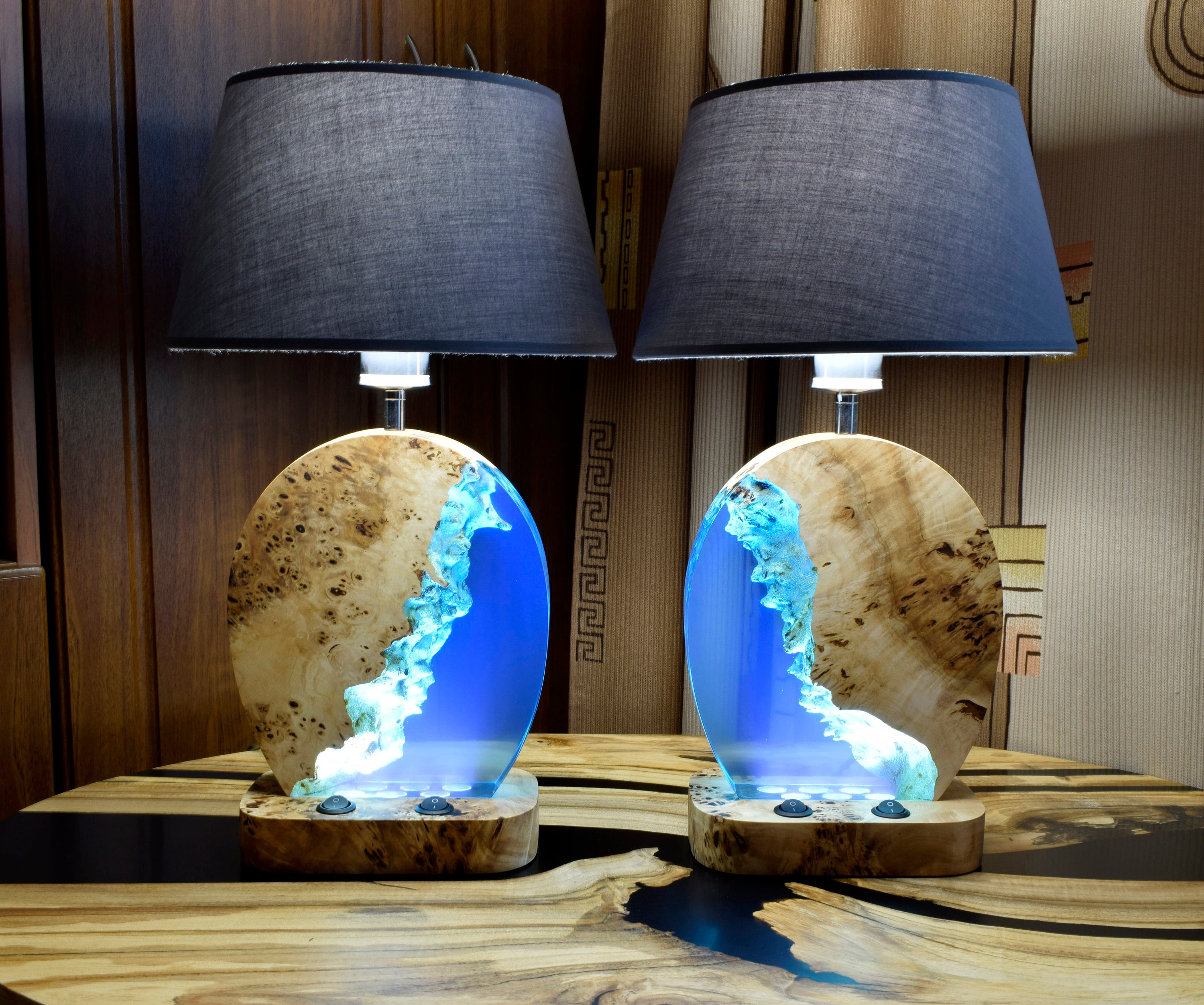 free & fast delivery Resin Table Etsy Lamp Resin UK Table Spain ...