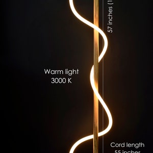 Pu&ograve; includere: Una lampada da terra in legno con una fonte di luce bianca calda. La lampada &egrave; alta 145 cm e ha una lunghezza del cavo di 140 cm. La fonte di luce &egrave; di 3000K.
