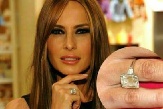 Inside Melania Trump's extravagant jewellery collection, from hubby Donald  Trump's US$3 million Graff wedding band, to diamond Van Cleef & Arpels  earrings for the 2017 inauguration | South China Morning Post