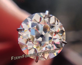 4.00mm - 15.00 mm Old European Cut Colorless Moissanite | Round OEC Loose Moissanite | Old Cut | Heritage Cut Moissanite | Vintage OEC Cut