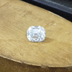 Fiery 9 X 7 MM 2.25 Carat Colorless Elongated Old Mine Cushion Cut Loose Moissanite 4 Ring, Earring, Pendant, Gift (Wholesale Price)