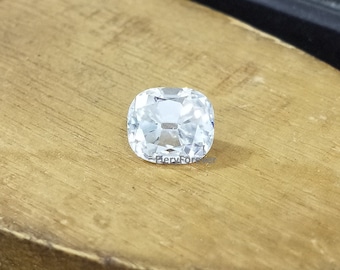 9x7mm Loose Stone: 2.25 Carat Elongated Old Mine Cushion Cut Moissanite, Colorless Loose Moissanite For Ring/Earrings/Pendant, Birthday Gift