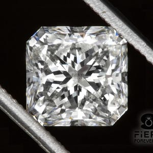 11x11 MM To 25x25 MM Full White Square Radiant Cut Loose Moissanite For Ring/Earrings/Pendant, Classic Square Moissanite For Vintage Jewelry