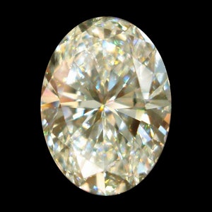 Lovely 11 X 9 MM 3.75 Carat Off White Yellow Oval Diamond Cut Loose Moissanite For Ring, Earring, Pendant, Jewellery Gift (Wholesale Price)