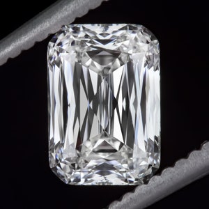 Coussin antique Criss Cut 7 x 5 mm 1 carat Moissanite en vrac incolore pour bague, boucle d&#39;oreille, pendentif, cadeau (prix de gros)