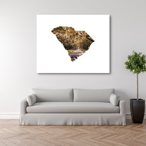 South Carolina Map Print Print Wall Art, South Carolina Geological Map, State Map Print, Home and Office Decor Art