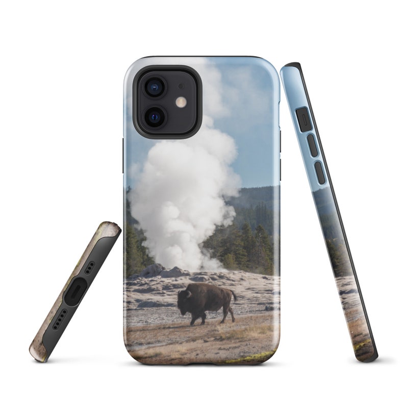 Yellowstone Bison Phone Case, Yellowstone National Park Buffalo Phone