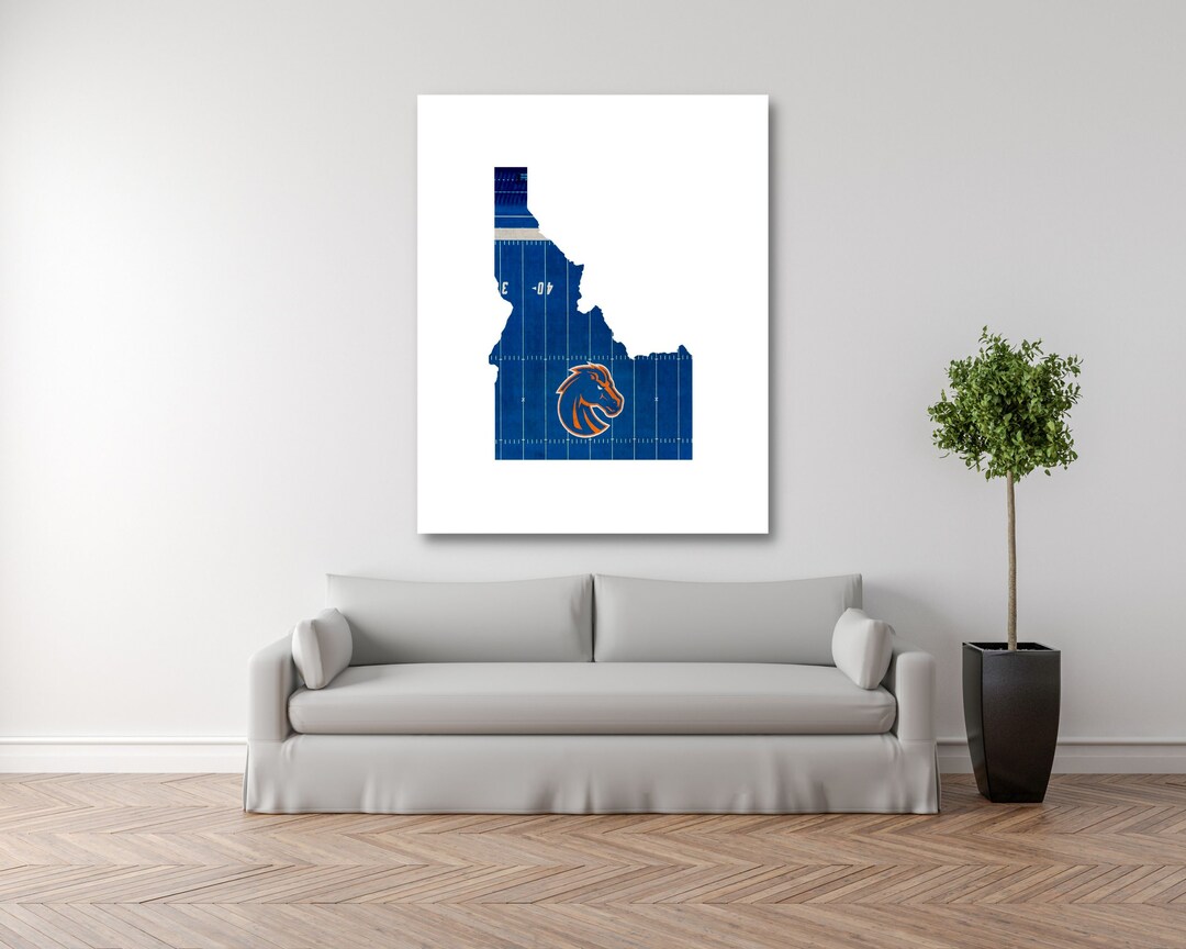 Boise Idaho Map State Print Wall Art, Topographic Map Print Printable ...