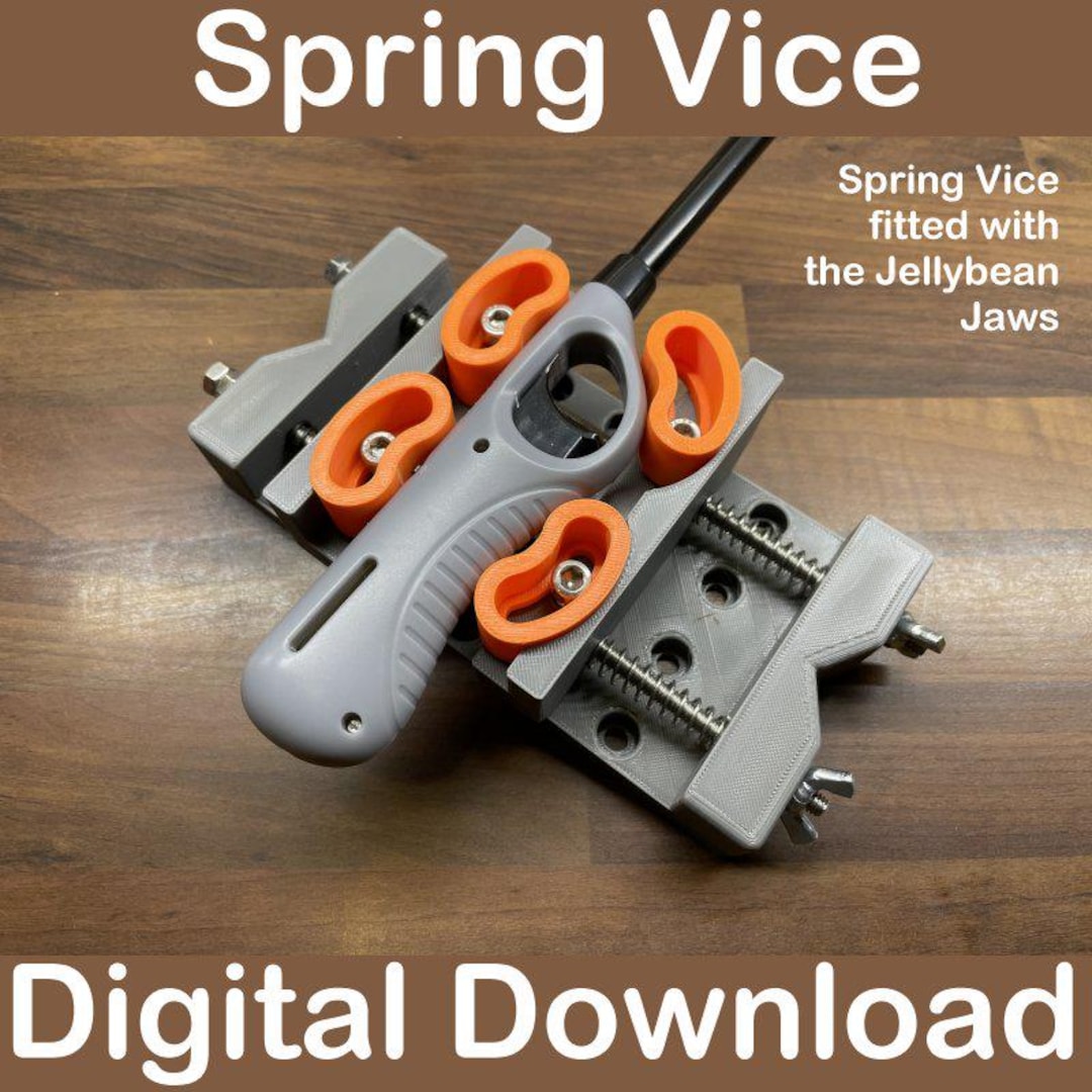 Spring Vice | 3D Printable Work Holding Vice | Modular Bench Clamp ...