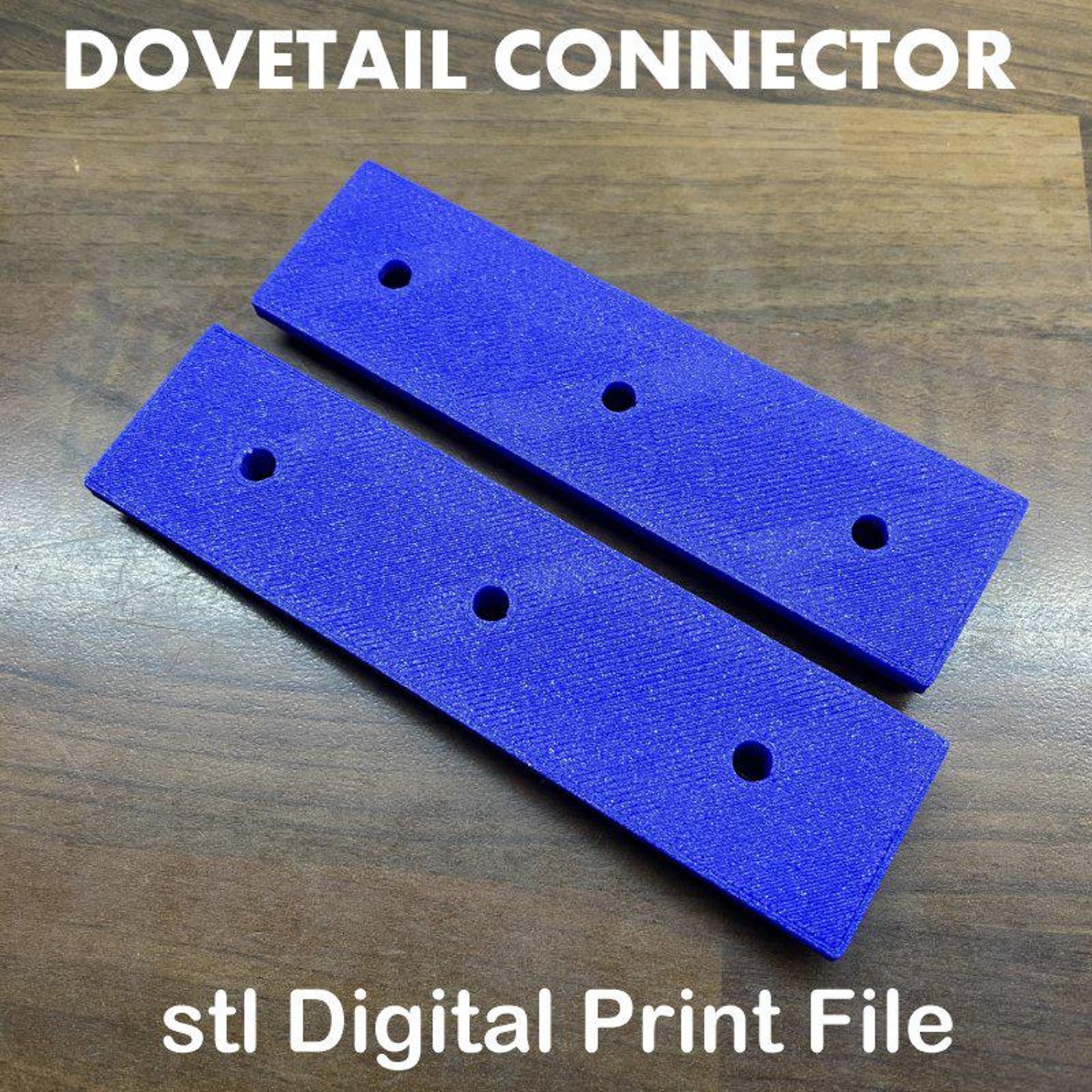 Dovetail Connector Wall Surface Mount - 3D Digital File - Etsy