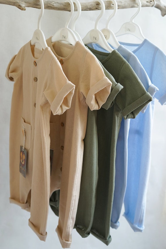 girls linen romper