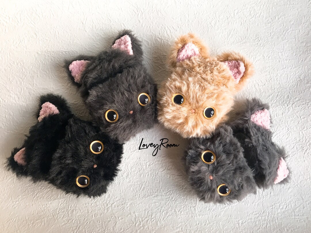 Fluffy Cat Knitted Cute Airpods Case Meow Airpod Pro 2 3 Decal Etsy