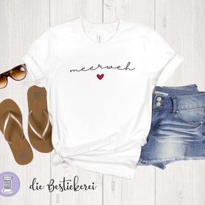Damen Bio T-Shirt &quot;meerweh&quot;