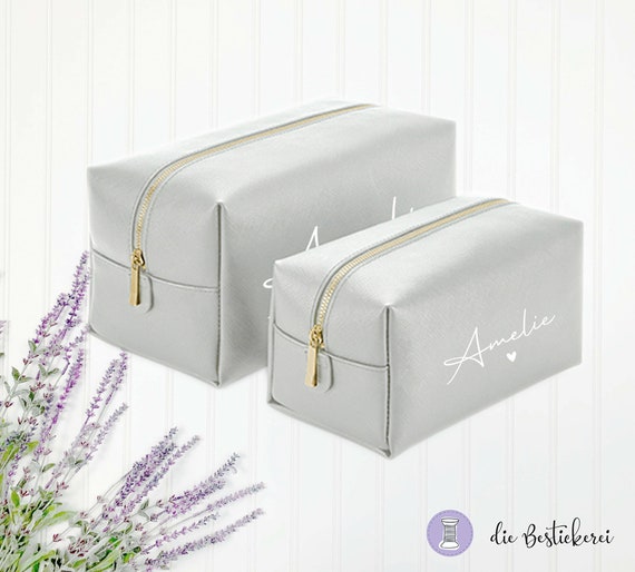 Kosmetiktasche mit Namen| Make-up Tasche Schminktasche Beauty