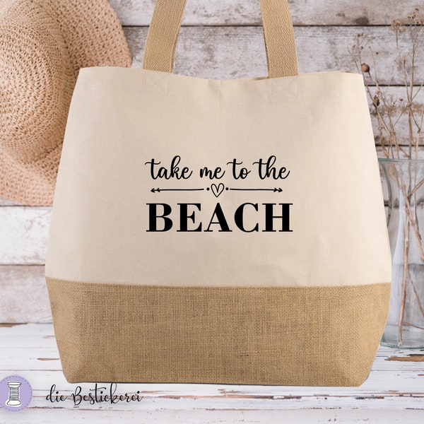 Beach bag XL | Shopping bag | Jute bag | Shoppers in NATURE